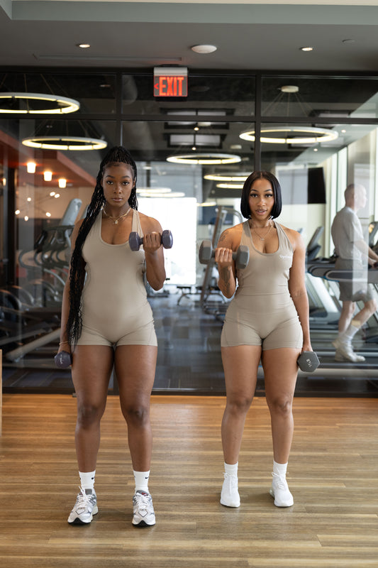 OA Snatched Open Back Romper